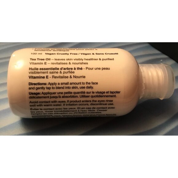 Carbon Theory Moisturizer Vitamin E & Tea Tree Oil 100ml Vegan Cruelty-Free - Picture 3 of 6